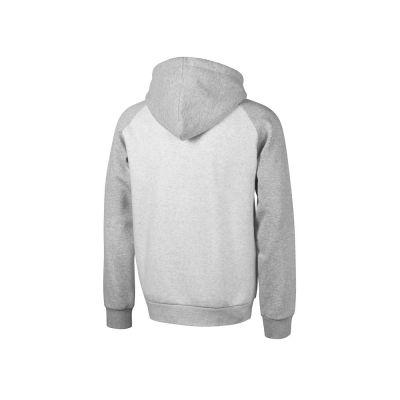 Толстовка с капюшоном Dublin мужская, серый меланж/белый меланж-5