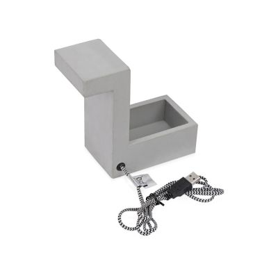 Настольная лампа из бетона Blok Lamp-1