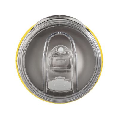 Вакуумная термокружка Sense, непротекаемая крышка, крафтовая упаковка, желтый-3