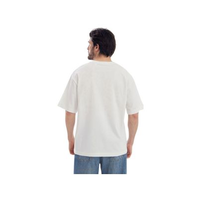 Футболка Kyoto из джерси 180 г/м2 с пич отделкой, унисекс, молочный-2