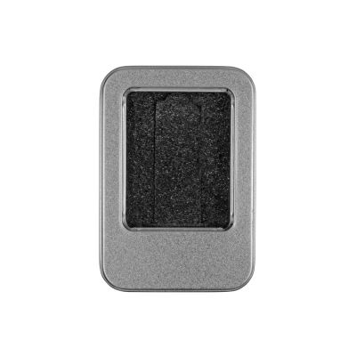 Коробка для флеш-карт Этан, серебристый-3