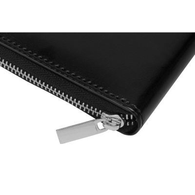 Бизнес-блокнот на молнии А5 Fabrizio, 80 листов, черный-4