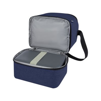 Tundra, сумка-холодильник из переработанного PET-пластика, для обеда, на 9 банок - Heather navy-4