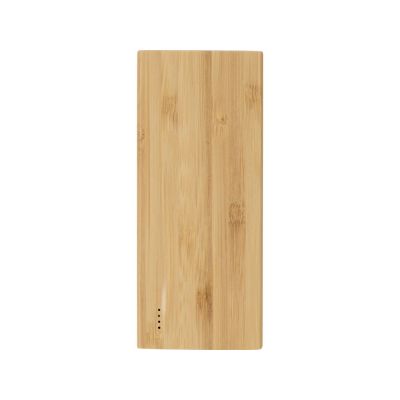 Внешний аккумулятор из бамбука Bamboo, 5000 mAh-2