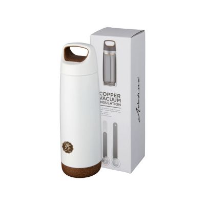 Спортивная медная бутылка с вакуумной изоляцией Valhalla объемом 600 мл, белый (Р)-5