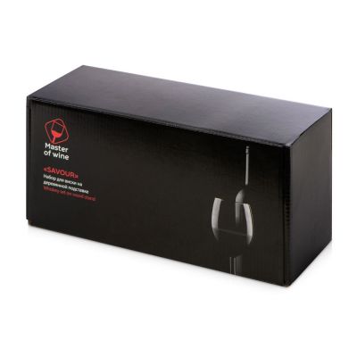 Набор для виски и коктейлей на подставке из дуба Savour-9