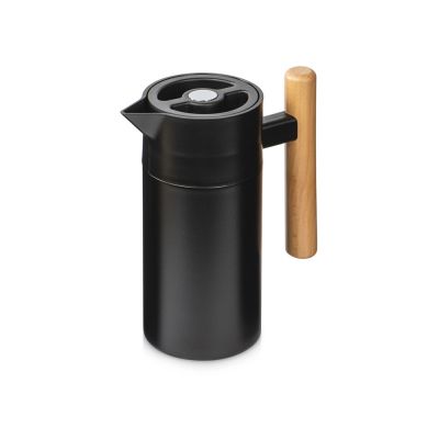 Вакуумный термокувшин Arctic с ситечком, 1200мл, черный-0