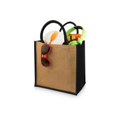 Сумка подарочная Chennai, натуральный/черный-1