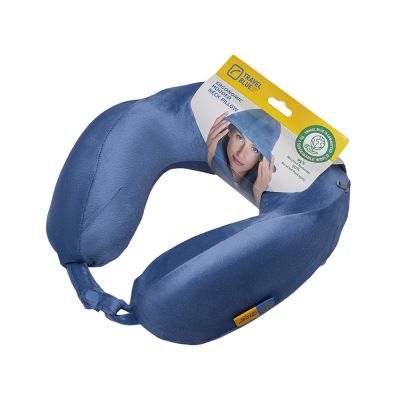 Подушка для путешествий с капюшоном Travel Blue Hooded Tranquility Pillow (216), цвет синий-3