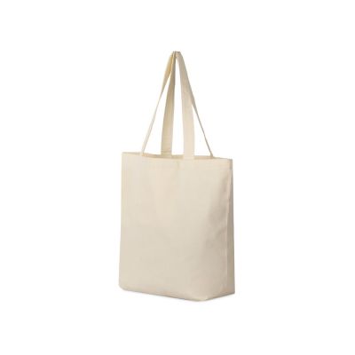 Сумка с широким дном и боками, натуральный-0