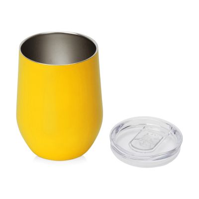 Вакуумная термокружка Sense, желтый-1