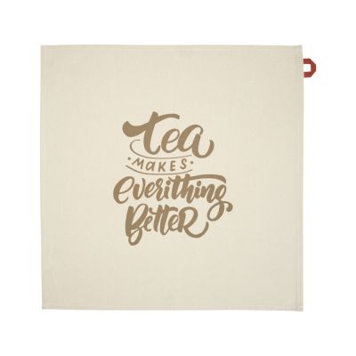 Alora кухонное полотенце из переработанного хлопка плотностью 200 г/м² - красный кирпичный-2