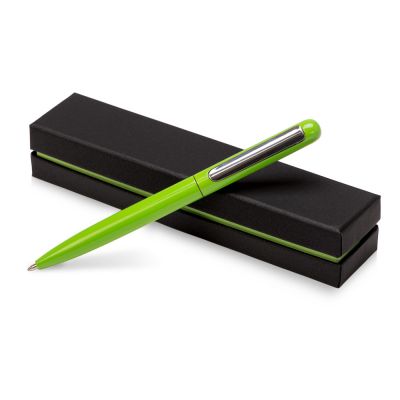 Ручка в футляре Blooming Skate, зеленое яблоко-0