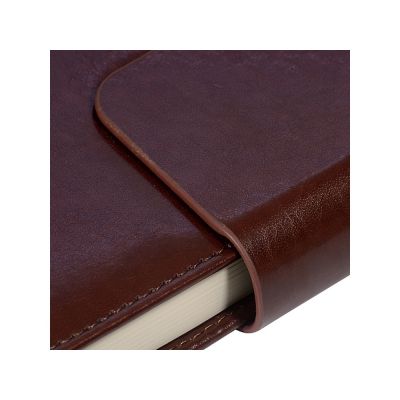 Ежедневник А5 недатированный Prestige, темно-коричневый-2