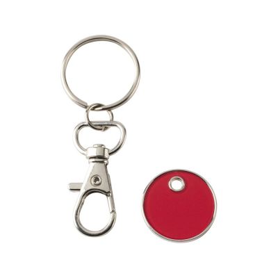 Rory брелок для ключей с монетой для тележки, красный-4