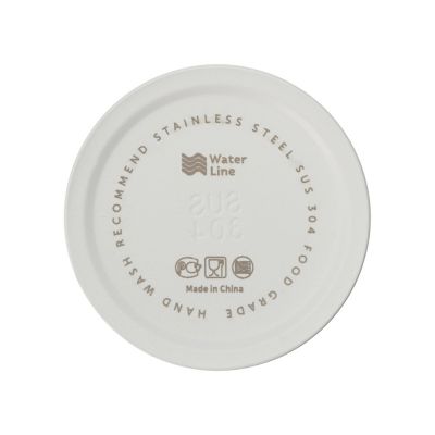 Бутылка для воды Supply Waterline, нерж сталь, 850 мл, белый/черный-9