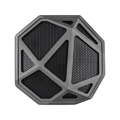 Портативная колонка Geo, мокрый асфальт + белая подсветка-5