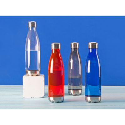 Бутылка для воды Cogy, 700мл, тритан, сталь, серебристый-5