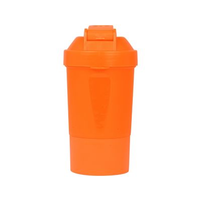 Шейкер для спортивного питания Level Up, оранжевый-5