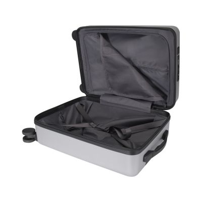 Rover Pro 20-дюймовый чемодан на колесах из материалов, переработанных согласно стандарту GRS, объемом 40 л - Серебряный-4