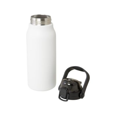 Медная бутылка Giganto из переработанной нержавеющей стали объемом 1600 мл с вакуумной изоляцией - Белый-2