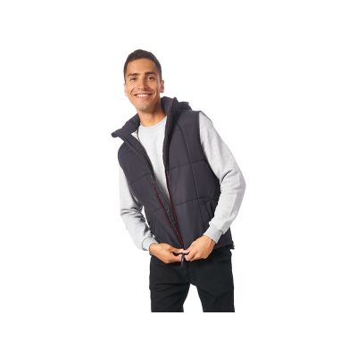 Жилет Vigour мужской, черный/стальной-1