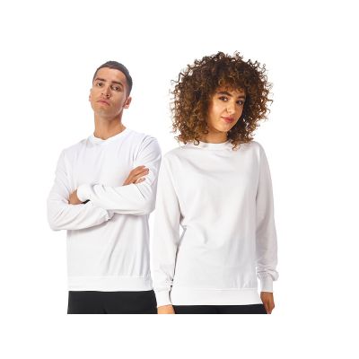 Свитшот Warsaw 220гр, унисекс, белый-0