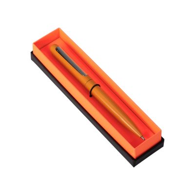 Ручка в футляре Blooming Skate, оранжевый-1