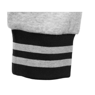 Бомбер Oxford, черный/серый меланж, унисекс-12