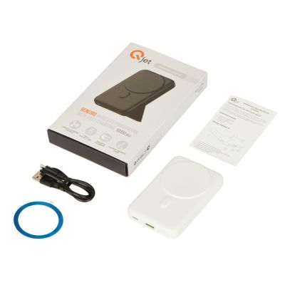 Внешний беспроводной аккумулятор GenerIQ, 10000 мАч, белый-8