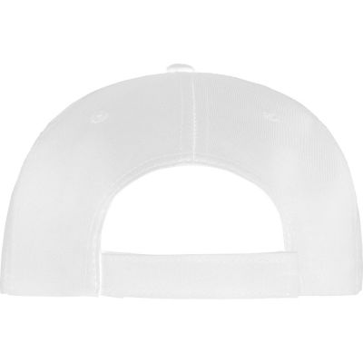 Бейсболка Poly 5-ти панельная, белый (Р)-3