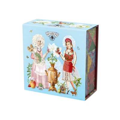 Подарочный набор c купажами чая Цветущий сад в подарочной упаковке-2