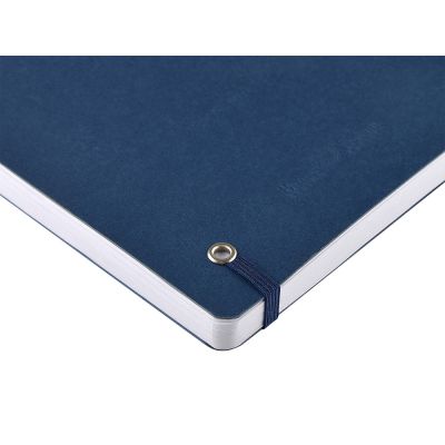 Ежедневник недатированный на гребне А5 Pragmatic, темно-синий-5