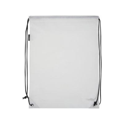 Рюкзак-мешок  на шнурке Evergreen из переработанного нетканого материала, белый-2