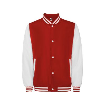 Бомбер утепленный California унисекс, красный/белый-0
