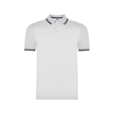 Рубашка поло Montreal мужская, белый/нэйви-0