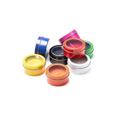 Ароматическая свеча FLAKE с запахом ванили, красный-1