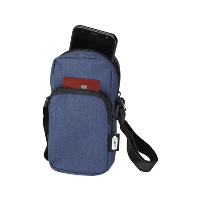 Сумка для телефона Ross из переработанного материала, синий navy-3