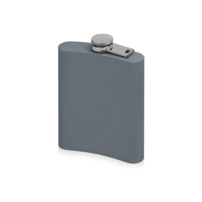 Фляжка 240 мл Remarque soft touch, 304 сталь, серый-1