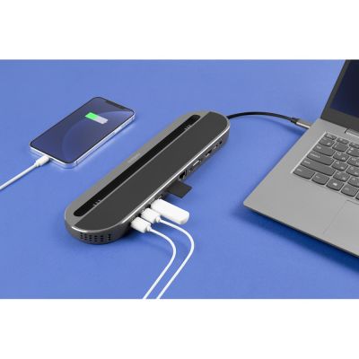Хаб USB Type-C 3.0 для ноутбуков Falcon, черный-7