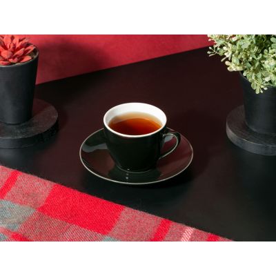 Чайная пара базовой формы Lotos, 250мл, черный-6