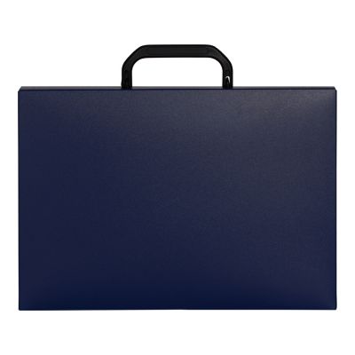 Папка-портфель А4, синий-2