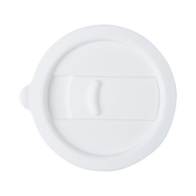 Java керамическая кружка емкостью 330 мл с силиконовой оберткой и пластиковой крышкой - Белый-3