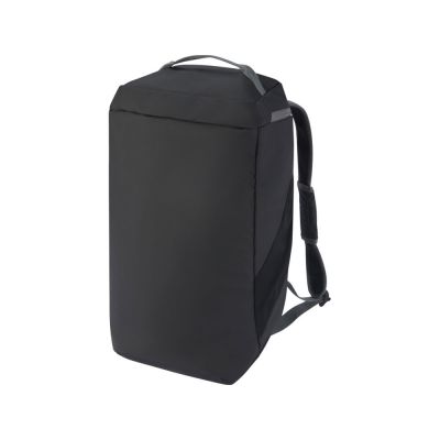 Водонепроницаемая спортивная сумка-рюкзак Aqua, объемом 35 л, сплошной черный-4