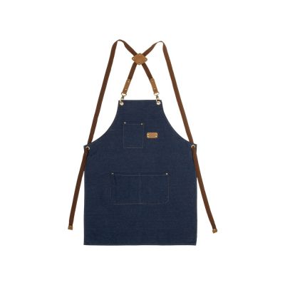 Джинсовый фартук с карманами Fry, синий-0