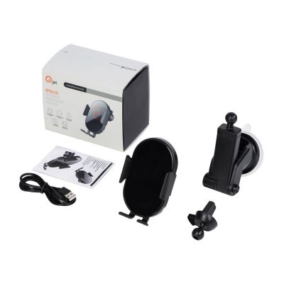 Автомобильное беспроводное зарядное устройство с датчиком OptIQ Lite, 15 Вт, черный-16