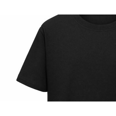 Футболка Kyoto из джерси 180 г/м2 с пич отделкой, унисекс, черный-8