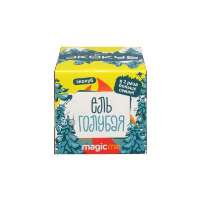 Набор для выращивания Экокуб Magicme Ель Голубая-2