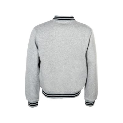 Бомбер Oxford, серый меланж, унисекс-9