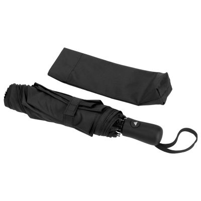 Зонт-полуавтомат складной Marvy с проявляющимся рисунком, черный-8